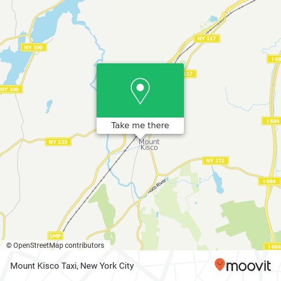 Mapa de Mount Kisco Taxi