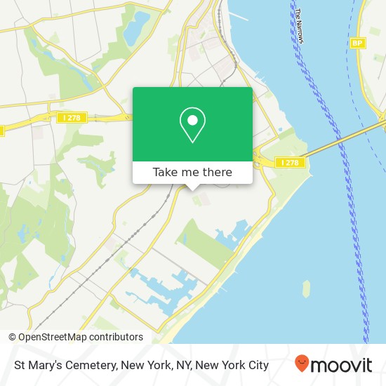 Mapa de St Mary's Cemetery, New York, NY