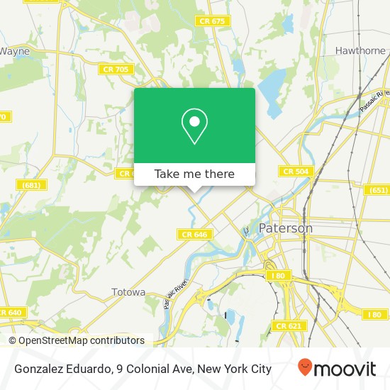 Mapa de Gonzalez Eduardo, 9 Colonial Ave