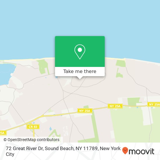 72 Great River Dr, Sound Beach, NY 11789 map