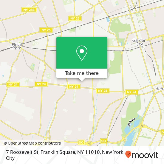 7 Roosevelt St, Franklin Square, NY 11010 map