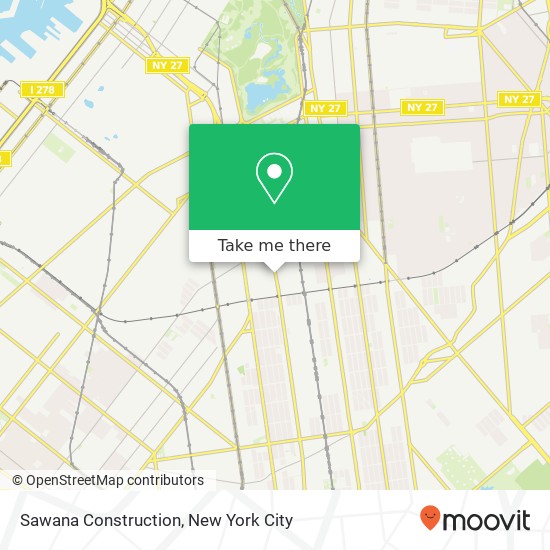 Sawana Construction map