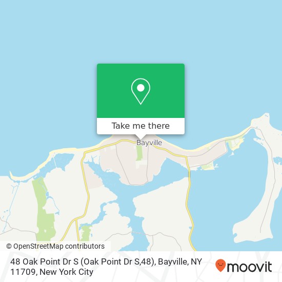 48 Oak Point Dr S (Oak Point Dr S,48), Bayville, NY 11709 map