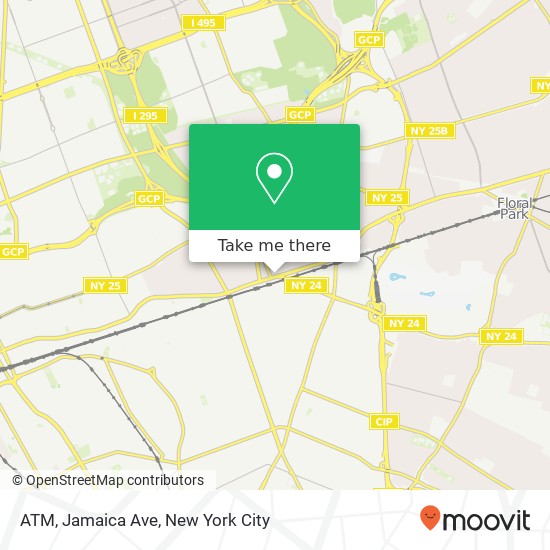 ATM, Jamaica Ave map