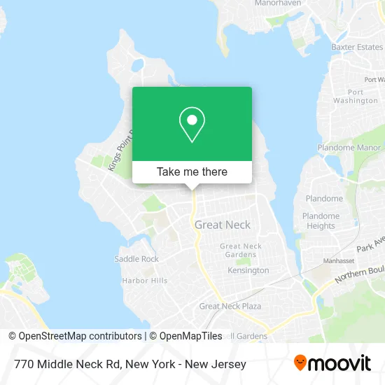 770 Middle Neck Rd map