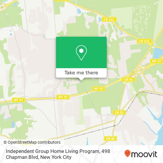 Independent Group Home Living Program, 498 Chapman Blvd map