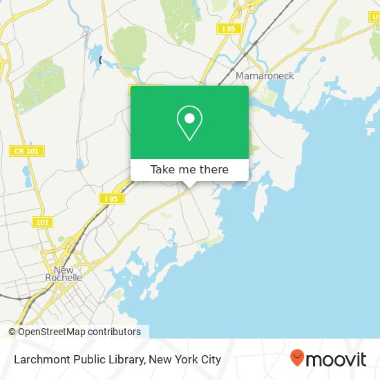 Larchmont Public Library map