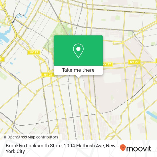 Brooklyn Locksmith Store, 1004 Flatbush Ave map