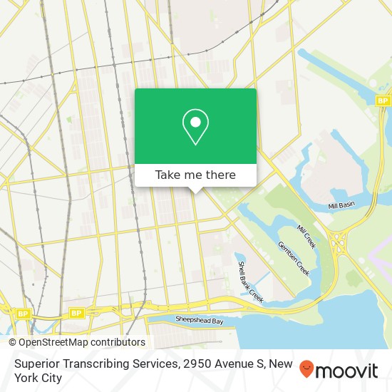 Superior Transcribing Services, 2950 Avenue S map