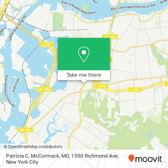 Patricia C. McCormack, MD, 1550 Richmond Ave map