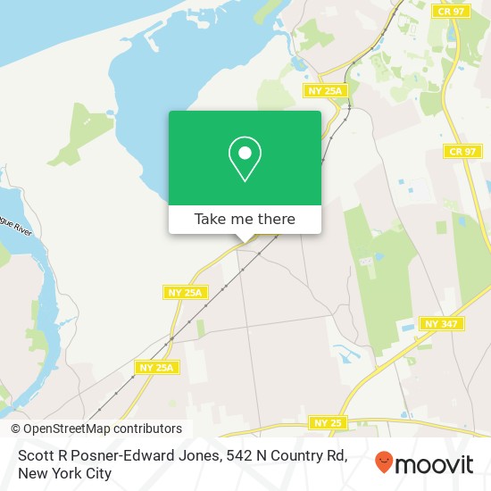 Scott R Posner-Edward Jones, 542 N Country Rd map