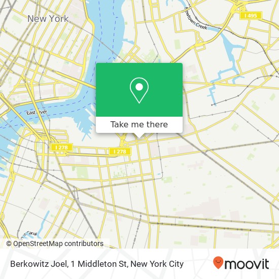 Mapa de Berkowitz Joel, 1 Middleton St
