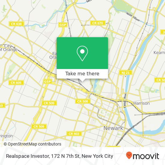 Mapa de Realspace Investor, 172 N 7th St