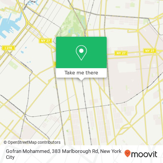 Gofran Mohammed, 383 Marlborough Rd map