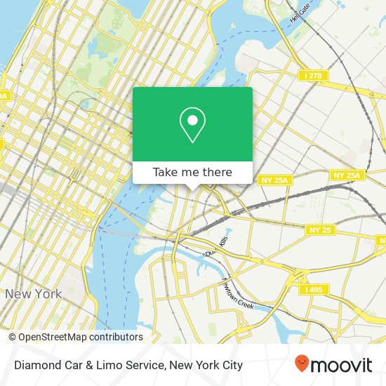 Diamond Car & Limo Service map