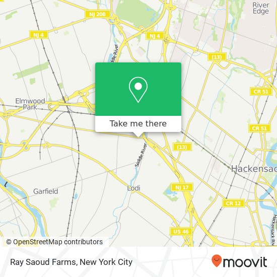 Mapa de Ray Saoud Farms