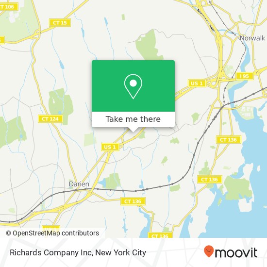Richards Company Inc map