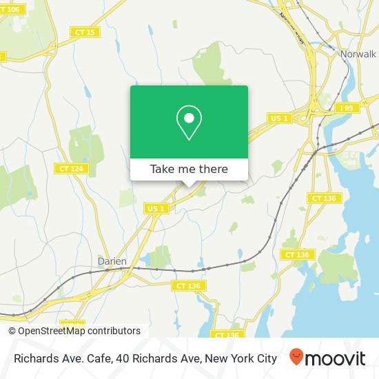 Mapa de Richards Ave. Cafe, 40 Richards Ave