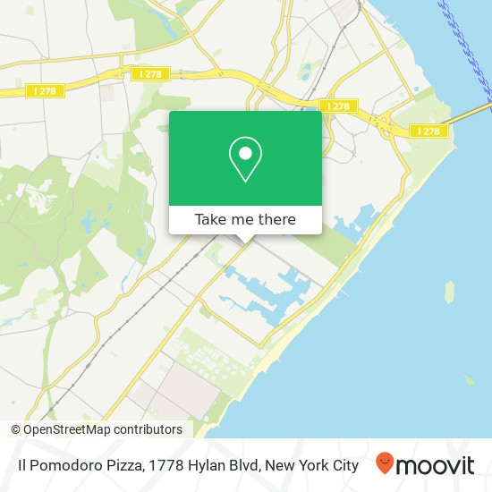 Il Pomodoro Pizza, 1778 Hylan Blvd map