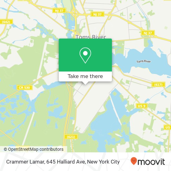 Mapa de Crammer Lamar, 645 Halliard Ave