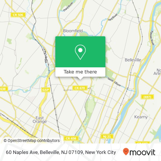 60 Naples Ave, Belleville, NJ 07109 map