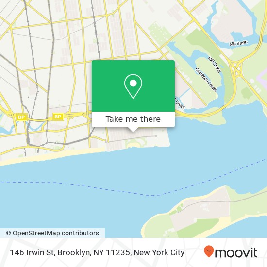 146 Irwin St, Brooklyn, NY 11235 map