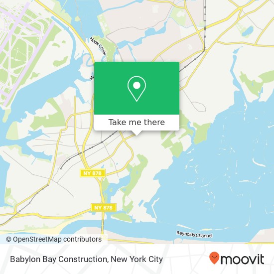 Babylon Bay Construction map