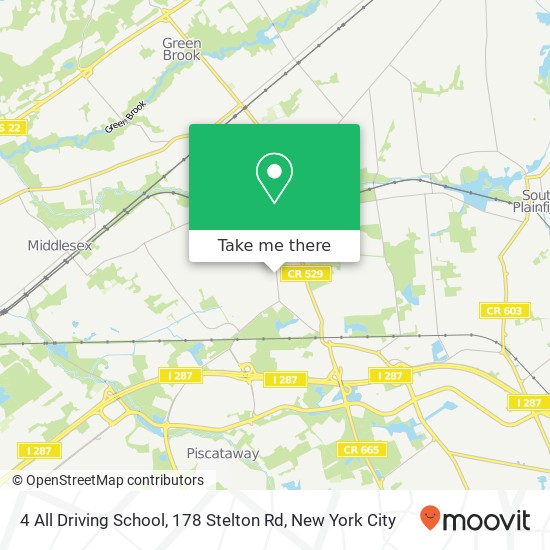 Mapa de 4 All Driving School, 178 Stelton Rd