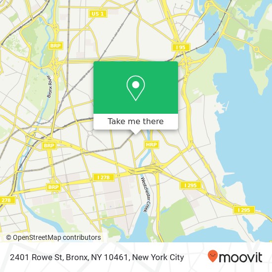 2401 Rowe St, Bronx, NY 10461 map