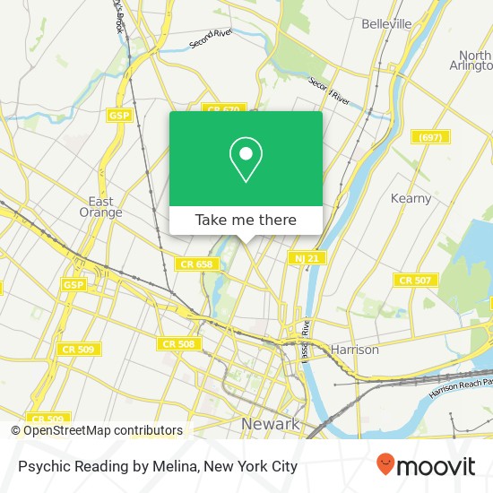 Psychic Reading by Melina map