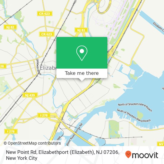 New Point Rd, Elizabethport (Elizabeth), NJ 07206 map