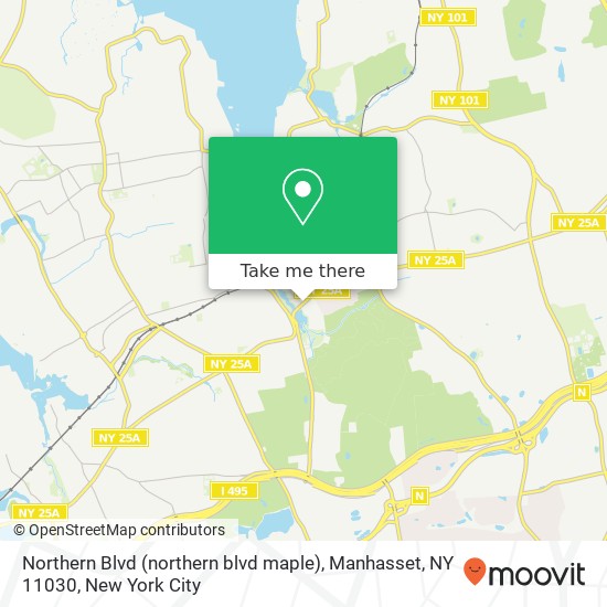 Northern Blvd (northern blvd maple), Manhasset, NY 11030 map