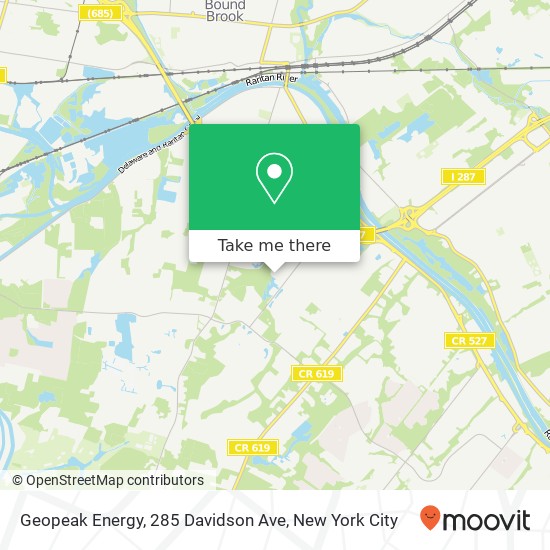 Mapa de Geopeak Energy, 285 Davidson Ave