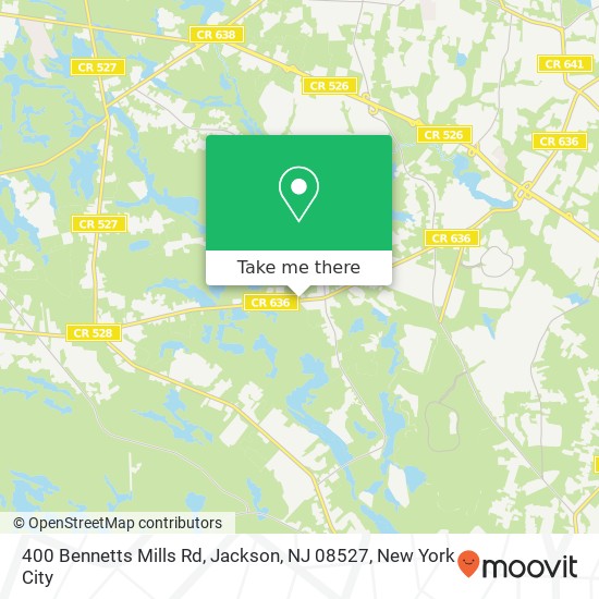 400 Bennetts Mills Rd, Jackson, NJ 08527 map