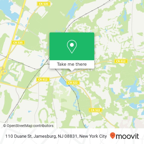 110 Duane St, Jamesburg, NJ 08831 map