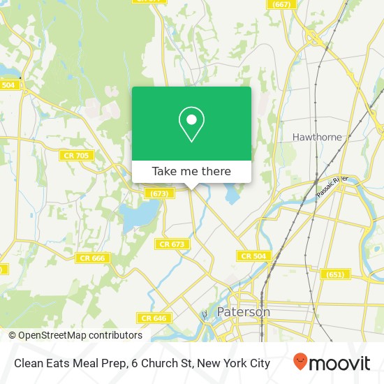 Mapa de Clean Eats Meal Prep, 6 Church St