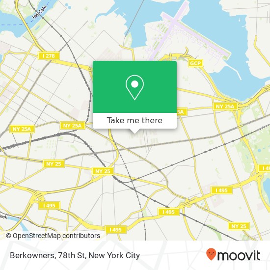 Mapa de Berkowners, 78th St