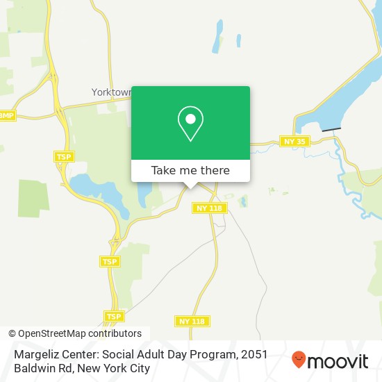 Margeliz Center: Social Adult Day Program, 2051 Baldwin Rd map