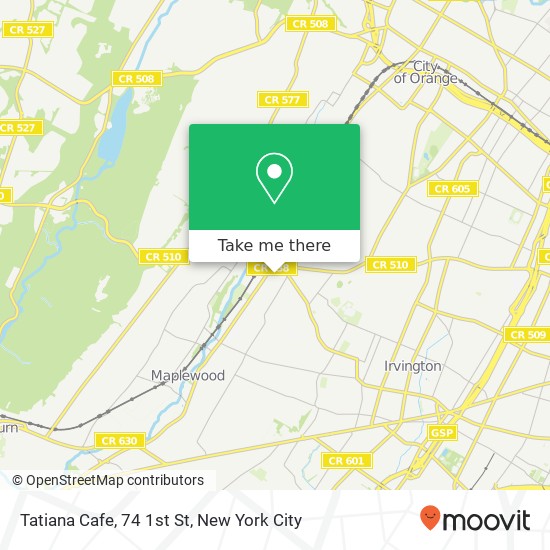 Mapa de Tatiana Cafe, 74 1st St