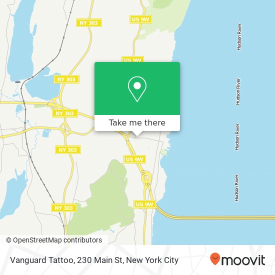 Vanguard Tattoo, 230 Main St map