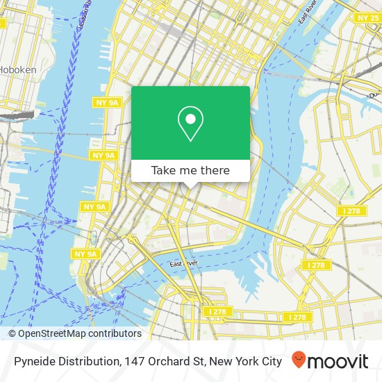 Mapa de Pyneide Distribution, 147 Orchard St