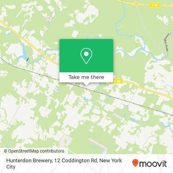 Hunterdon Brewery, 12 Coddington Rd map