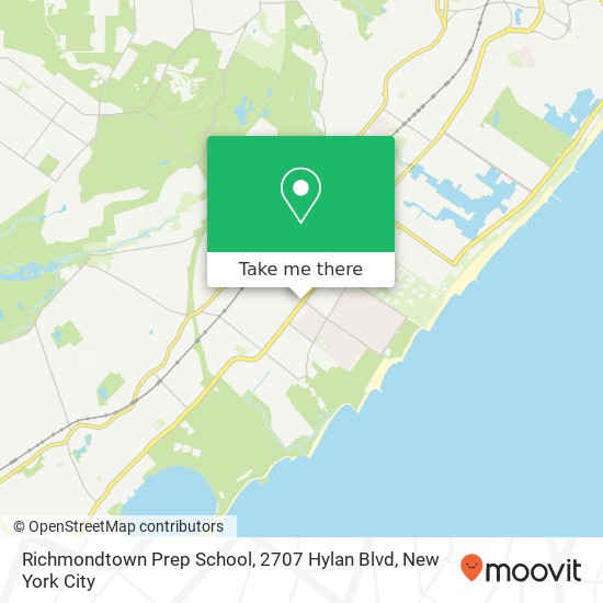 Richmondtown Prep School, 2707 Hylan Blvd map
