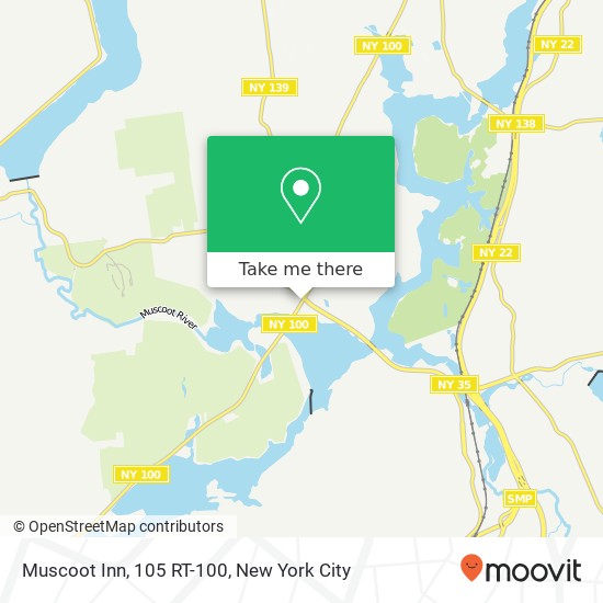 Mapa de Muscoot Inn, 105 RT-100