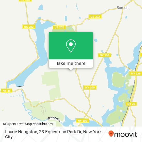 Mapa de Laurie Naughton, 23 Equestrian Park Dr