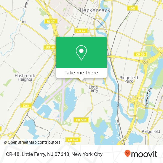 Mapa de CR-48, Little Ferry, NJ 07643