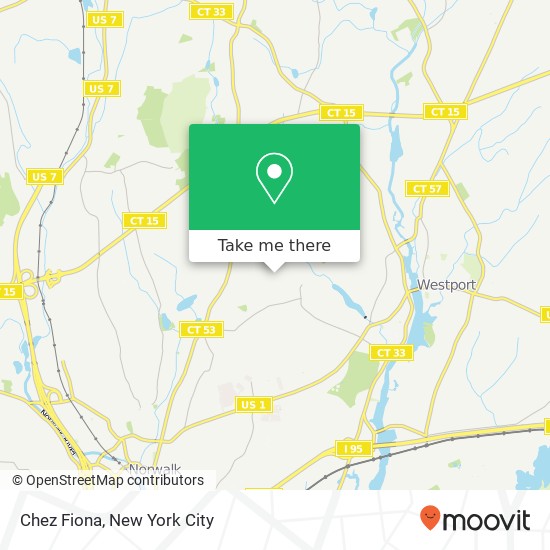 Chez Fiona map