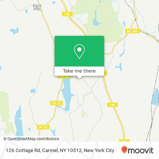 126 Cottage Rd, Carmel, NY 10512 map