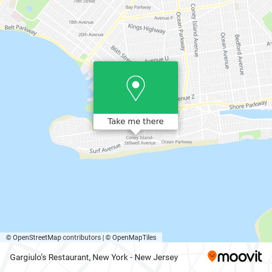 Gargiulo's Restaurant map