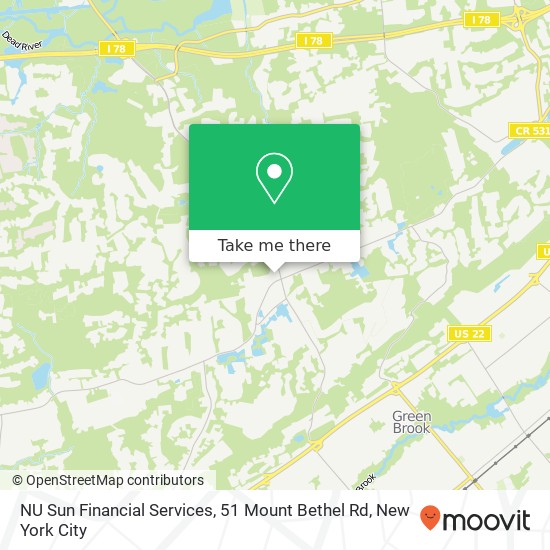 NU Sun Financial Services, 51 Mount Bethel Rd map